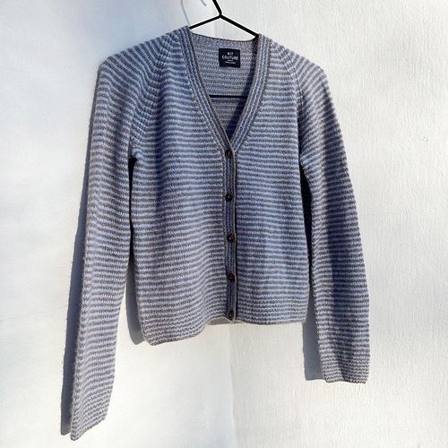 Kila L S Knit Cardigan Dijon Detail Melange