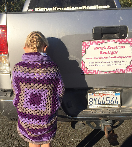 Kids Granny Square Sweater photo 2
