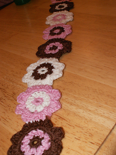 Ravelry: Crochet Flower Scarf pattern by Claire Louise Milne