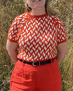 Peanut Raglan with no short rows at the neckline.
