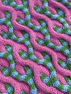 Close-up of Coral pattern (with stripes)