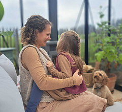 Damen und Kinder Konfetti Weste 