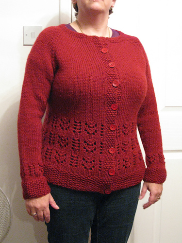 Thellis Ls Knit Cardigan Hot Fudge