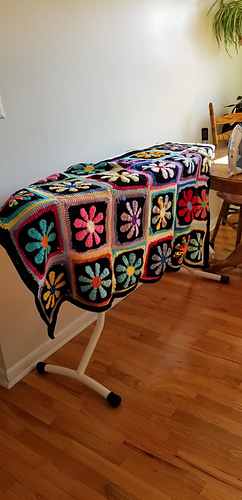 Washed, still needing blocking.