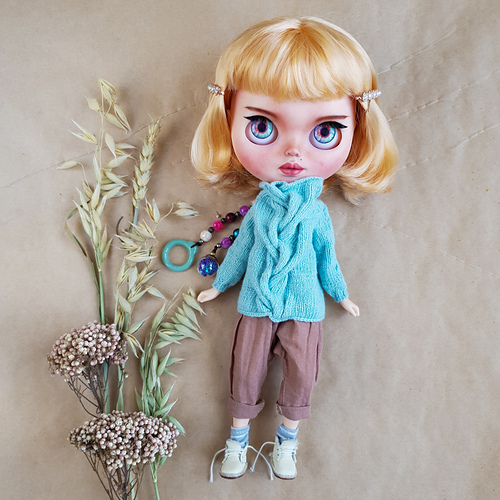 Ravelry: Blythe sweater with voluminous braid pattern by Olga Galkina