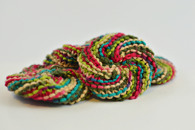 Ravelry: Tawashi Spiral Scrubbie Sponge pattern by Codi Hudnall