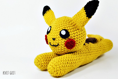 Pokemon "Flat" Pikachu Amigurumi photo 2