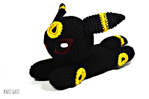 Umbreon Flat Cat Pokemon Amigurumi photo 7