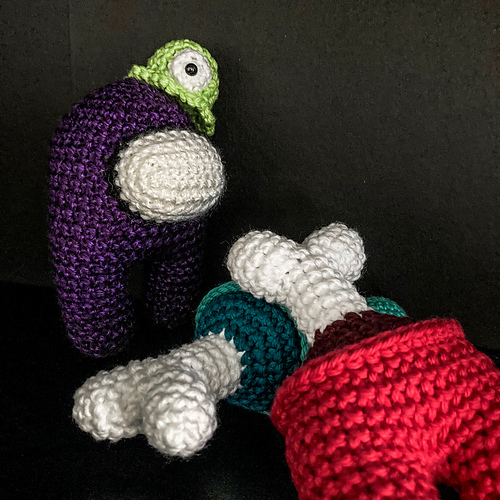 Ravelry Among Us Dead Body Amigurumi pattern by Codi Hudnall