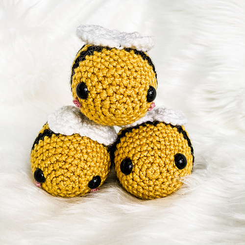 Ravelry Amigurumi Bee pattern by Codi Hudnall