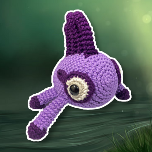 Ravelry WoW Murloc Amigurumi pattern by Codi Hudnall