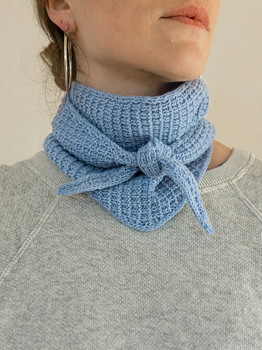 Grid Bandana Skjerf - Knit Work