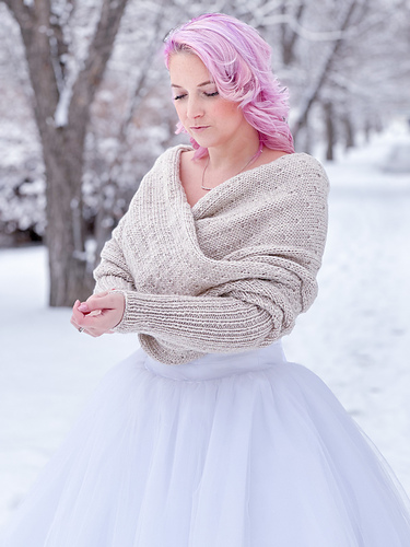 Snøfall GenserSjal - Knitatude / Chantal Miyagishima