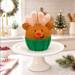 Christmas Reindeer Cupcake choc orange cover / toy pattern 