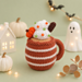 Halloween Pumpkin Latte Cup choc cover / toy pattern