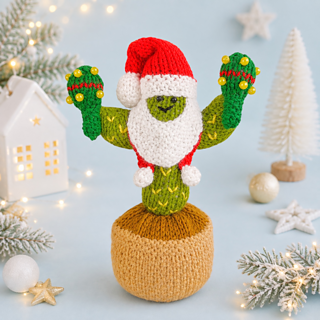 Christmas Feliz Navidad Cactus choc cover / toy