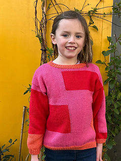 Ravelry: Bollywood - Pull Enfant color block pattern by Knit in Nantes