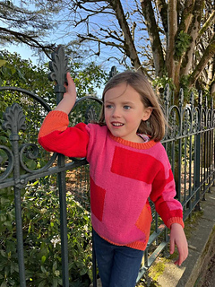 Ravelry: Bollywood - Pull Enfant color block pattern by Knit in Nantes