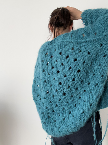 Grey Polka Dot Cardi