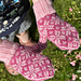 Elsa Mittens Junior pattern 
