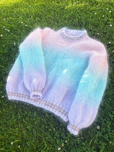 Sorbet Sunrise Genser - Line Langmo x Karolina Anna Kamola