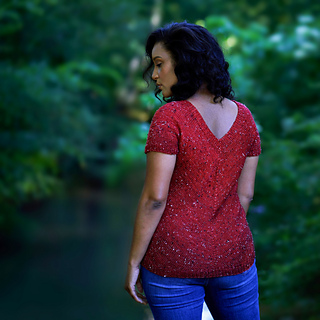 3-Color Format, Subtle light to dark fade, Size 3 on 36" bust with 2" of length added