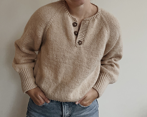 ★AMES-WORLDWIDE★BASIC RAGLAN PULLOVER KNIT BROWN★正規品 AMES-WORLDWIDE