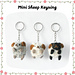Mini Sheep Keyring pattern