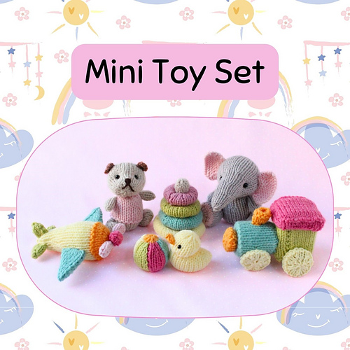 Ravelry Mini Toy Set pattern by Sachiyo Ishii