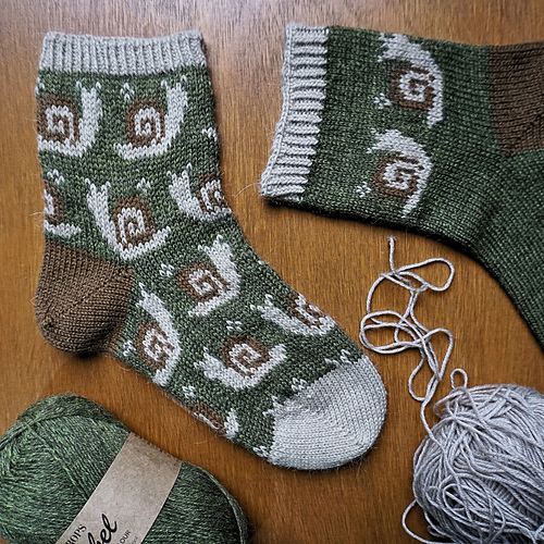 Snail's Pace Socks
