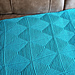 Aquamarine blanket pattern