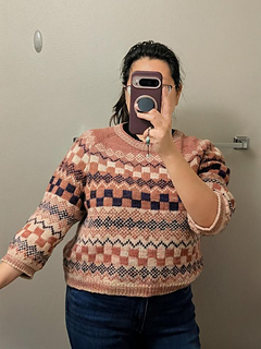 Sophia is wearing a size 4