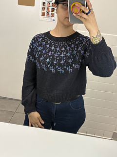 Johanna is wearing a size 2