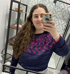 Adina is wearing a size 4