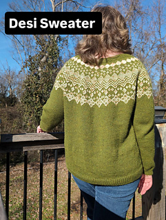 Shelley is wearing a size 5 sweater