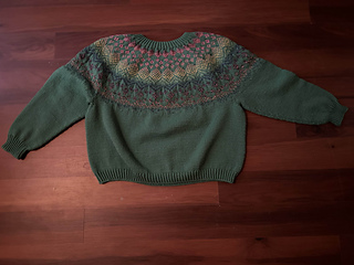 Brittany knit a size 3 sweater
