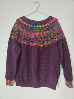 Mary knit a size 4 sweater