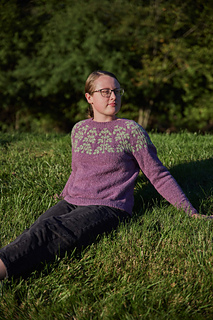 Ada is wearing a size 3 sweater