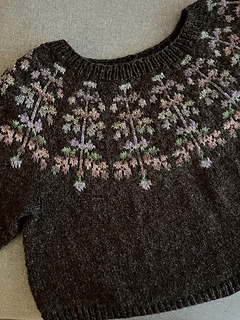 Azrah knit a size 4 sweater