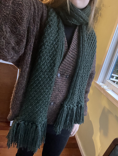 EASY AS PIE　STAR knit scarf　ニットマフラー　星柄 Ravelry: Star Scarf pattern by Lauren McCrossen