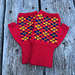 Argyle Fingerless Mitts (Fingering Wt) pattern 