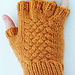 Woven Cable Fingerless Gloves pattern 