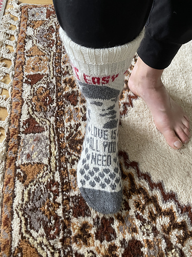 Beatles sokker - knittinglotta