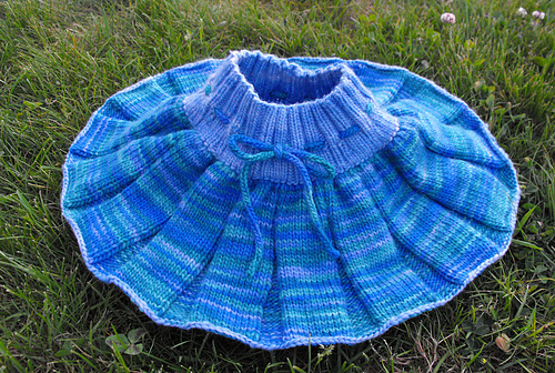 Lily's skirty fanned out