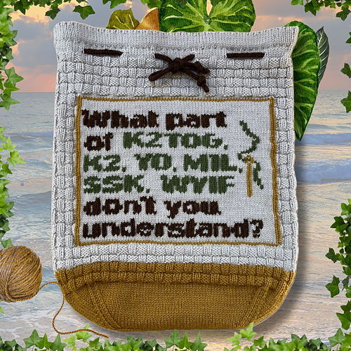 Speak Knit To Me Bag