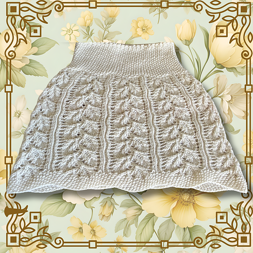 Ivory Leaf Poncho