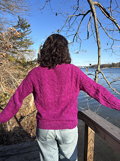 Size: 2
Yarn: Miss Babs Killington DK