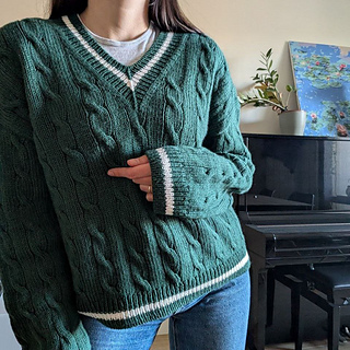 Size: 3
Yarn: Sunday (held double)