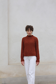 chunky ribbed sweater