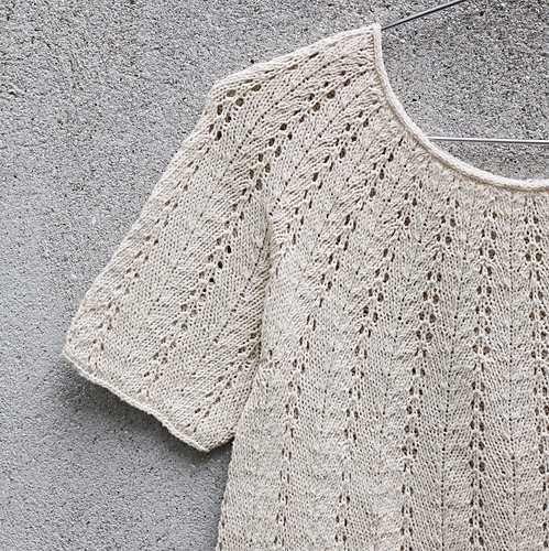 Ravelry fern tee pattern by pernille larsen